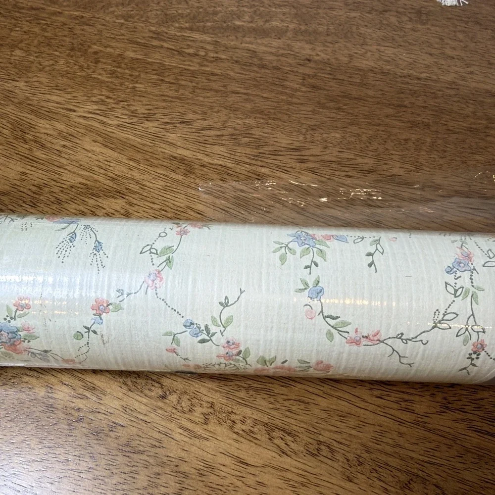 Vtg Norwall Wallcoverings Wallpaper 1 Roll 80s 90s Floral Cottagecore Granny
